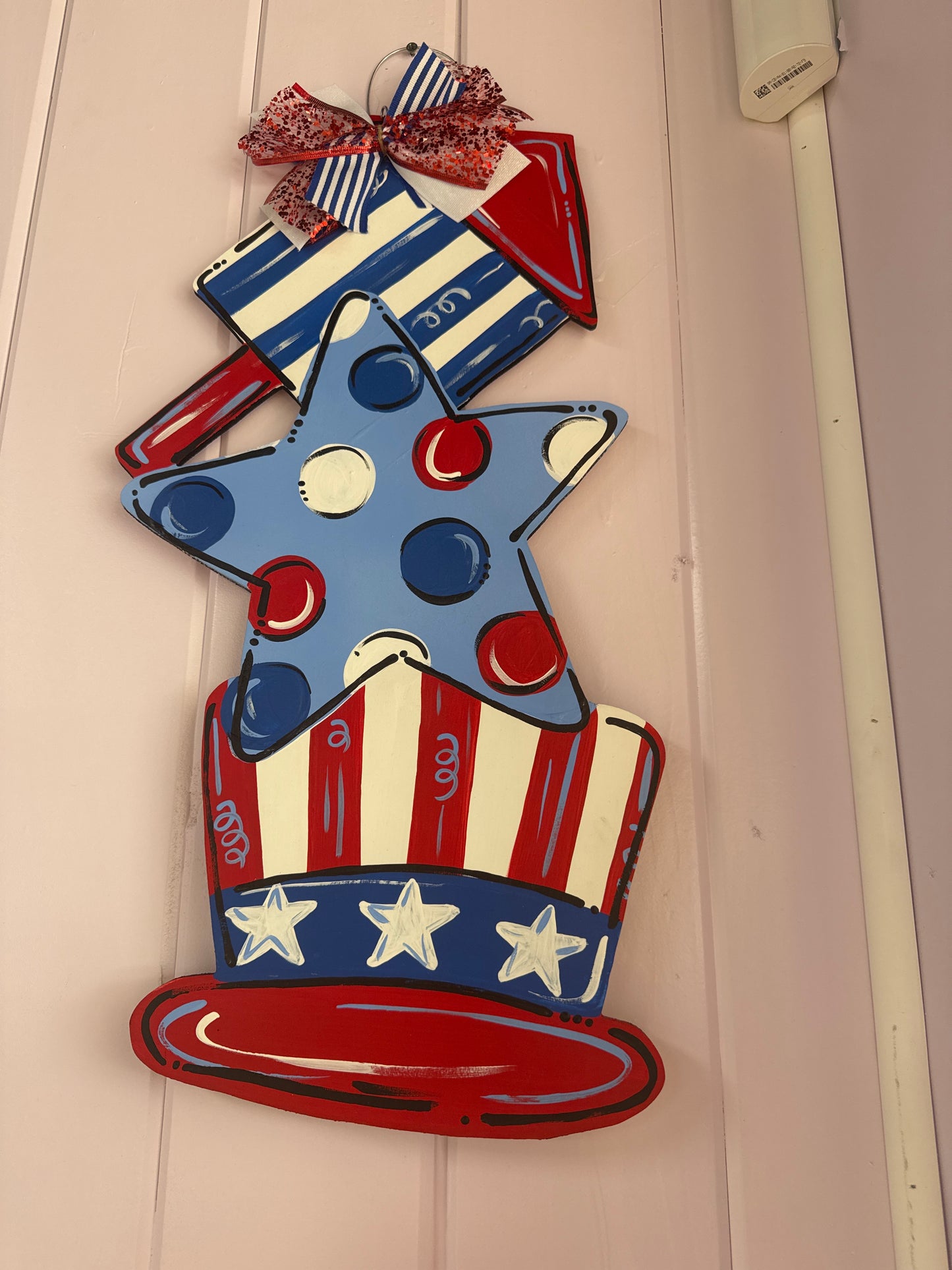 Patriotic hat Hanger