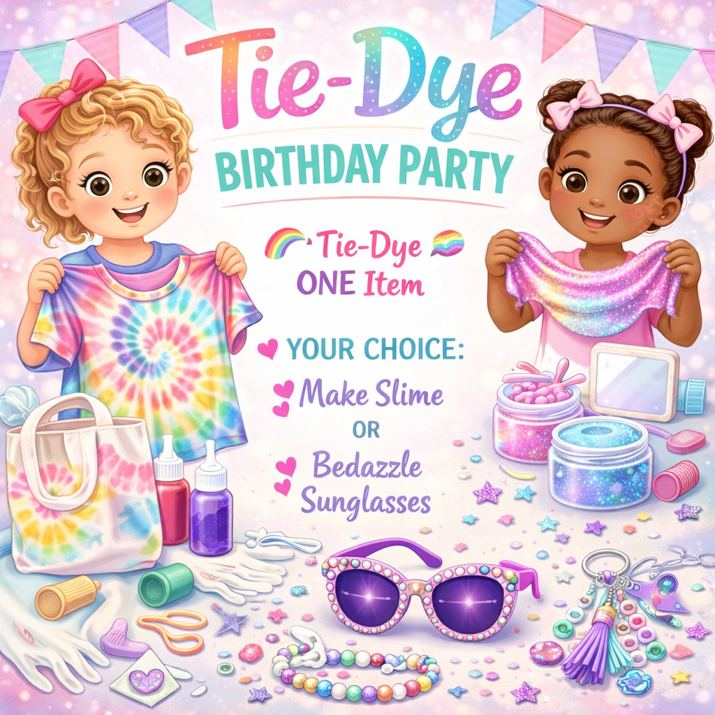 Tie-Dye Birthday Party Package