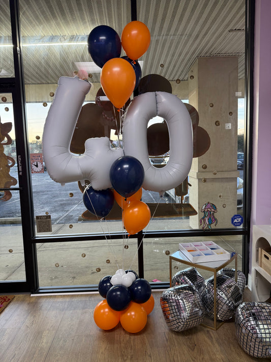 Two-Digit Birthday Balloon Bouquet