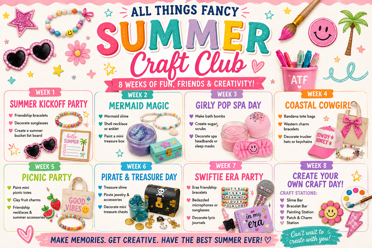 Summer Craft Club | 8 Week Kids Creative Club