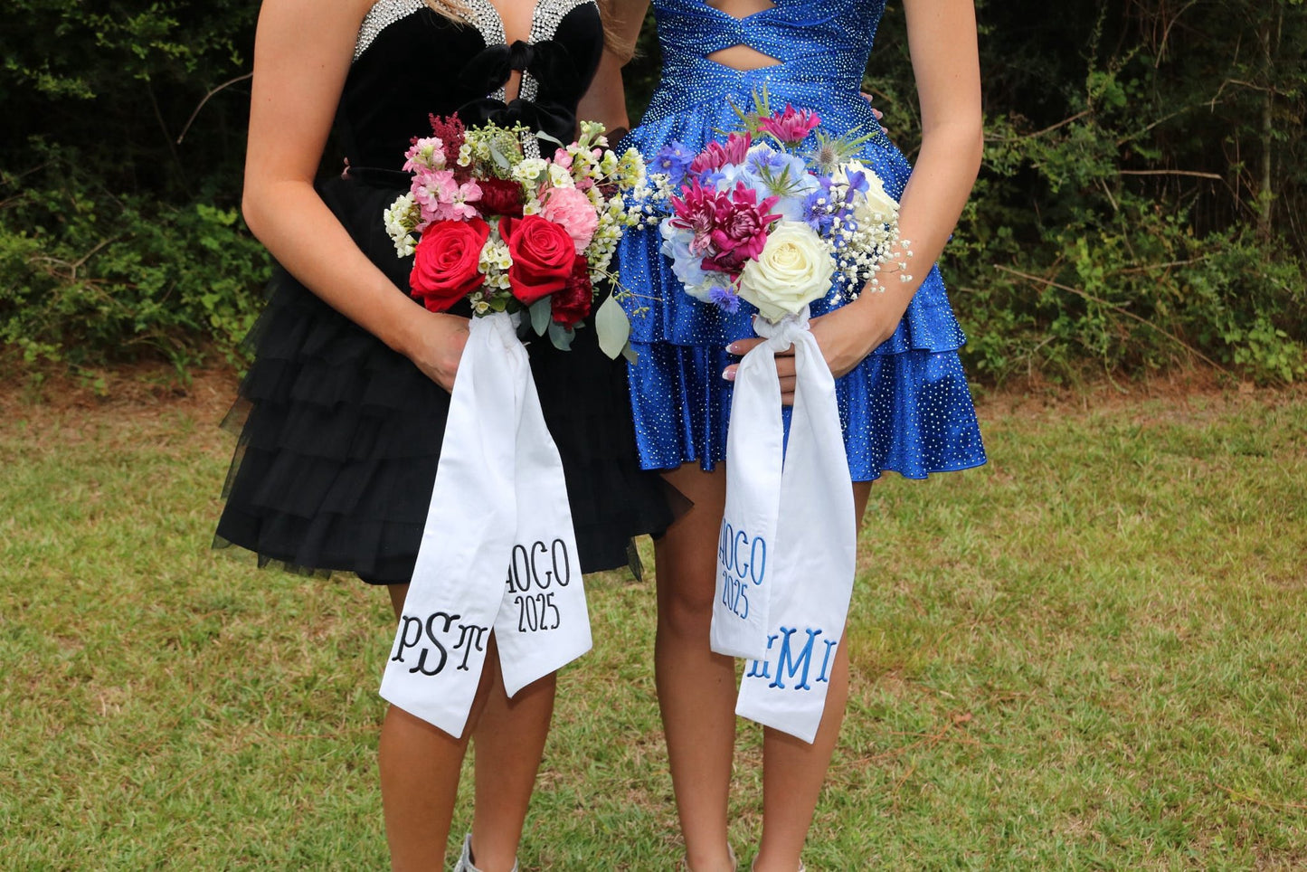 Homecoming Bouquet Sash – Custom Monogrammed