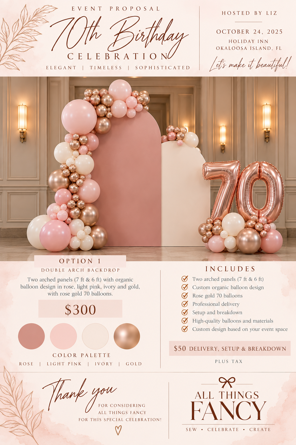 70th birthday celebration