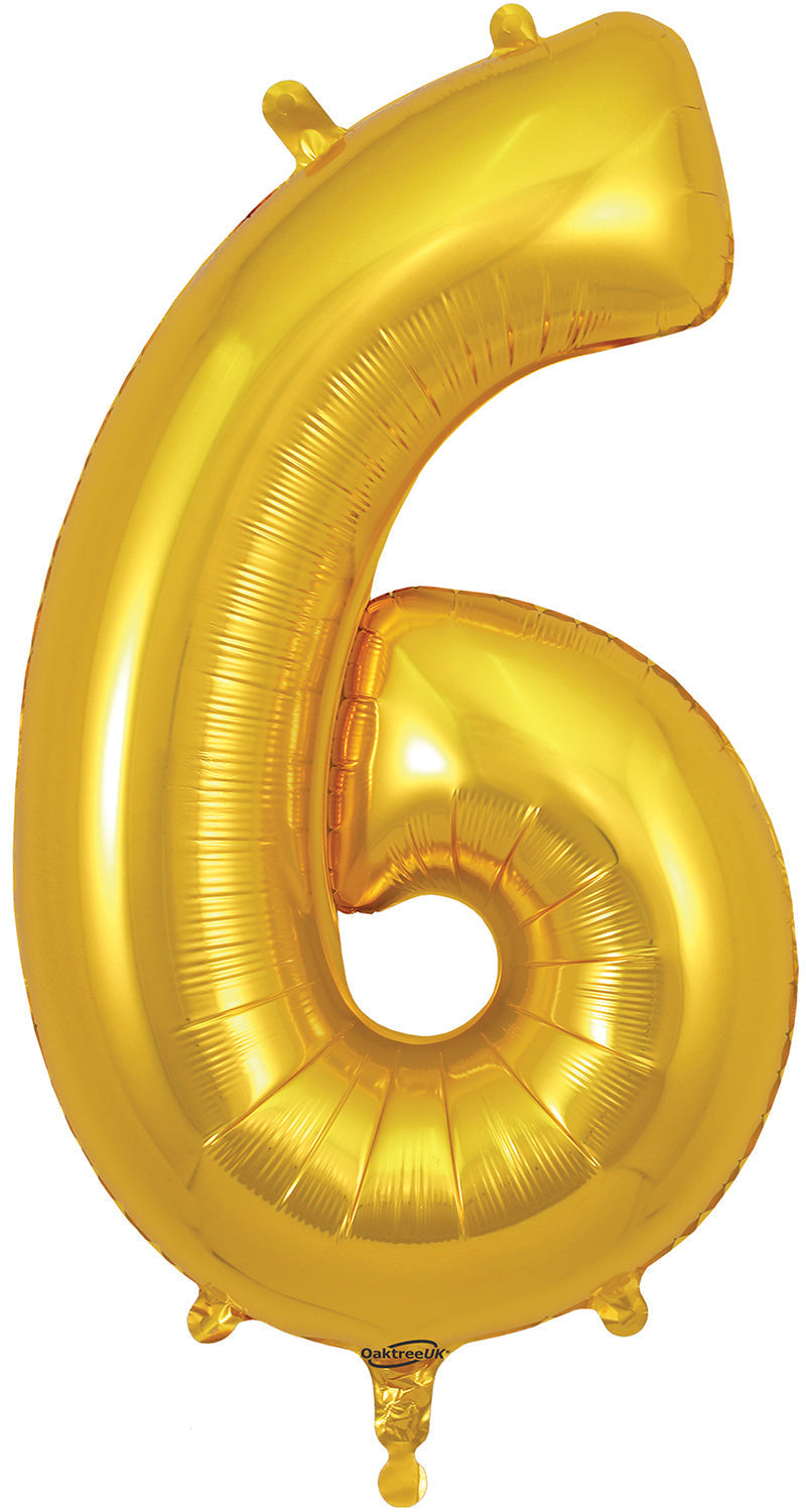 Jumbo Number Balloons – Helium Inflated