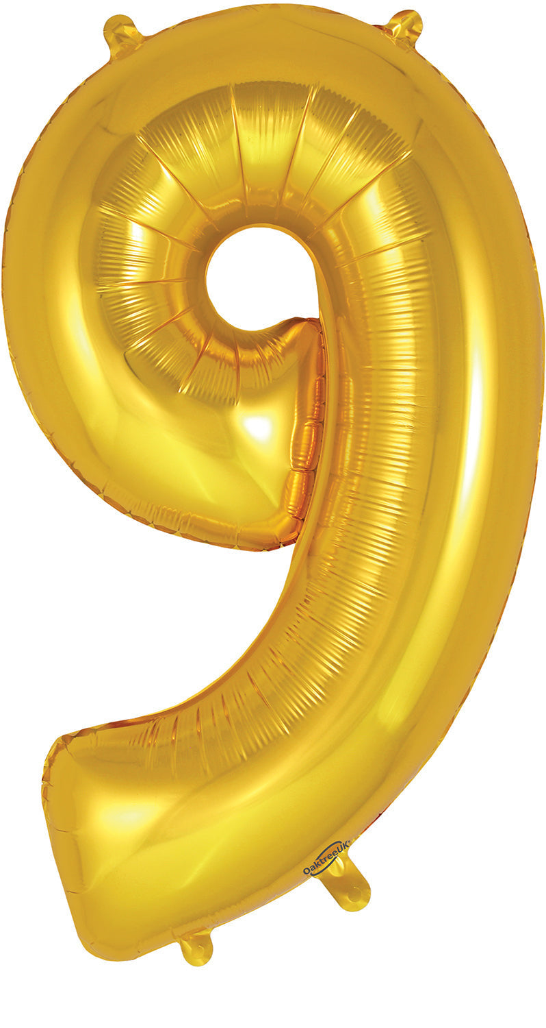 Jumbo Number Balloons – Helium Inflated