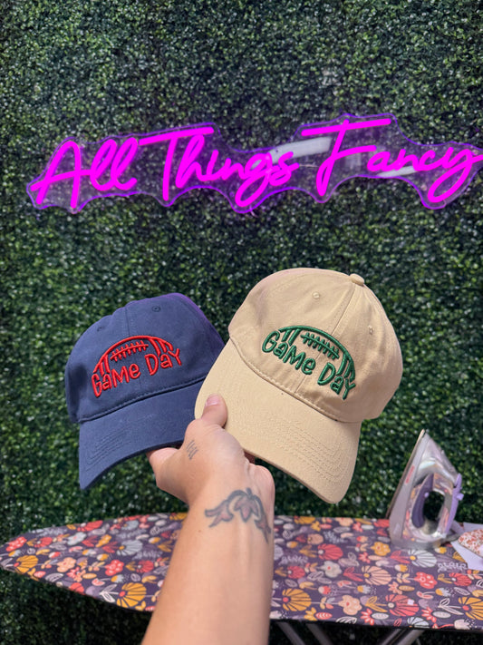 Game Day Embroidered Hats