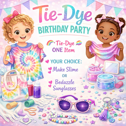 Tie-Dye Birthday Party Package