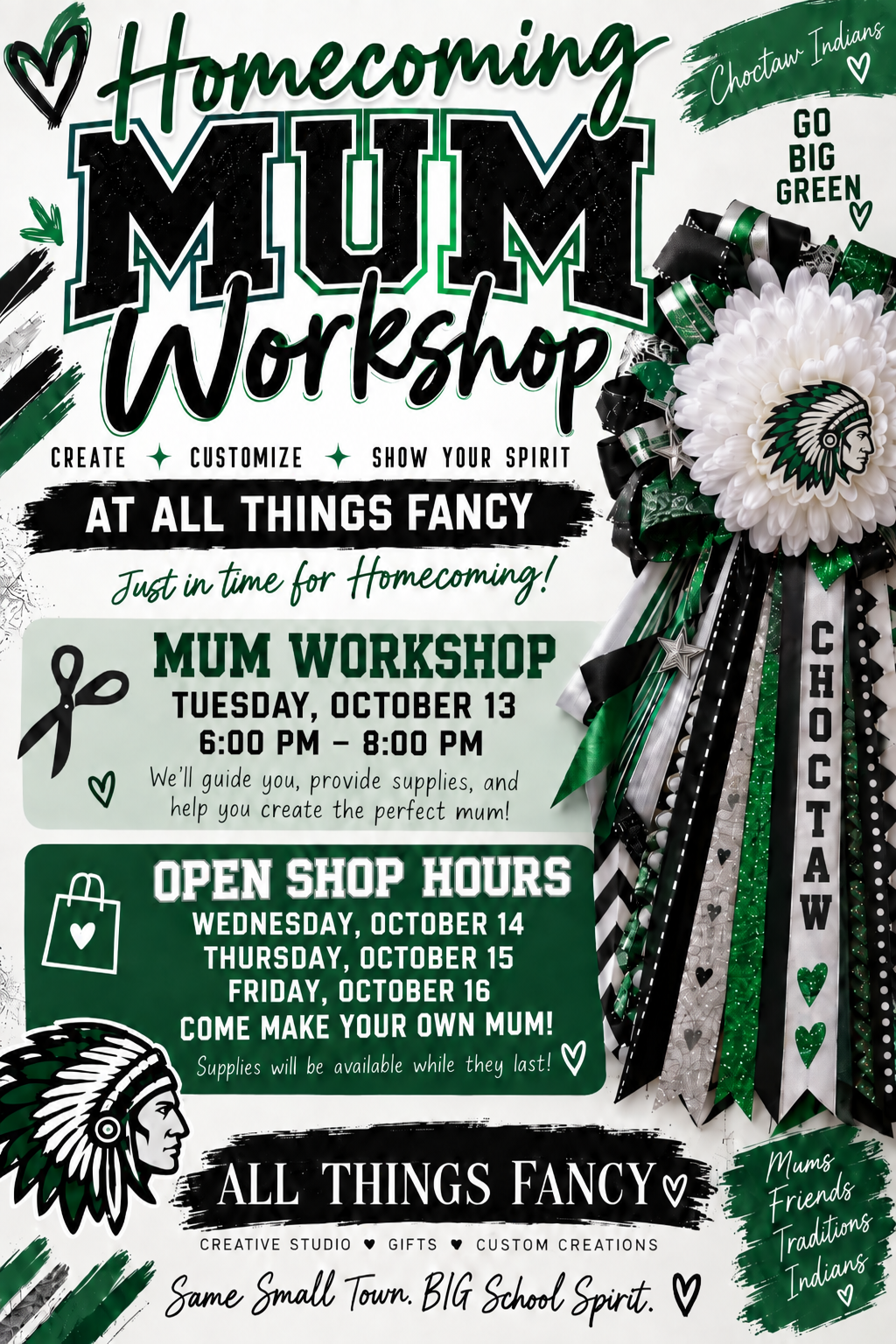 Homecoming Mum Workshop