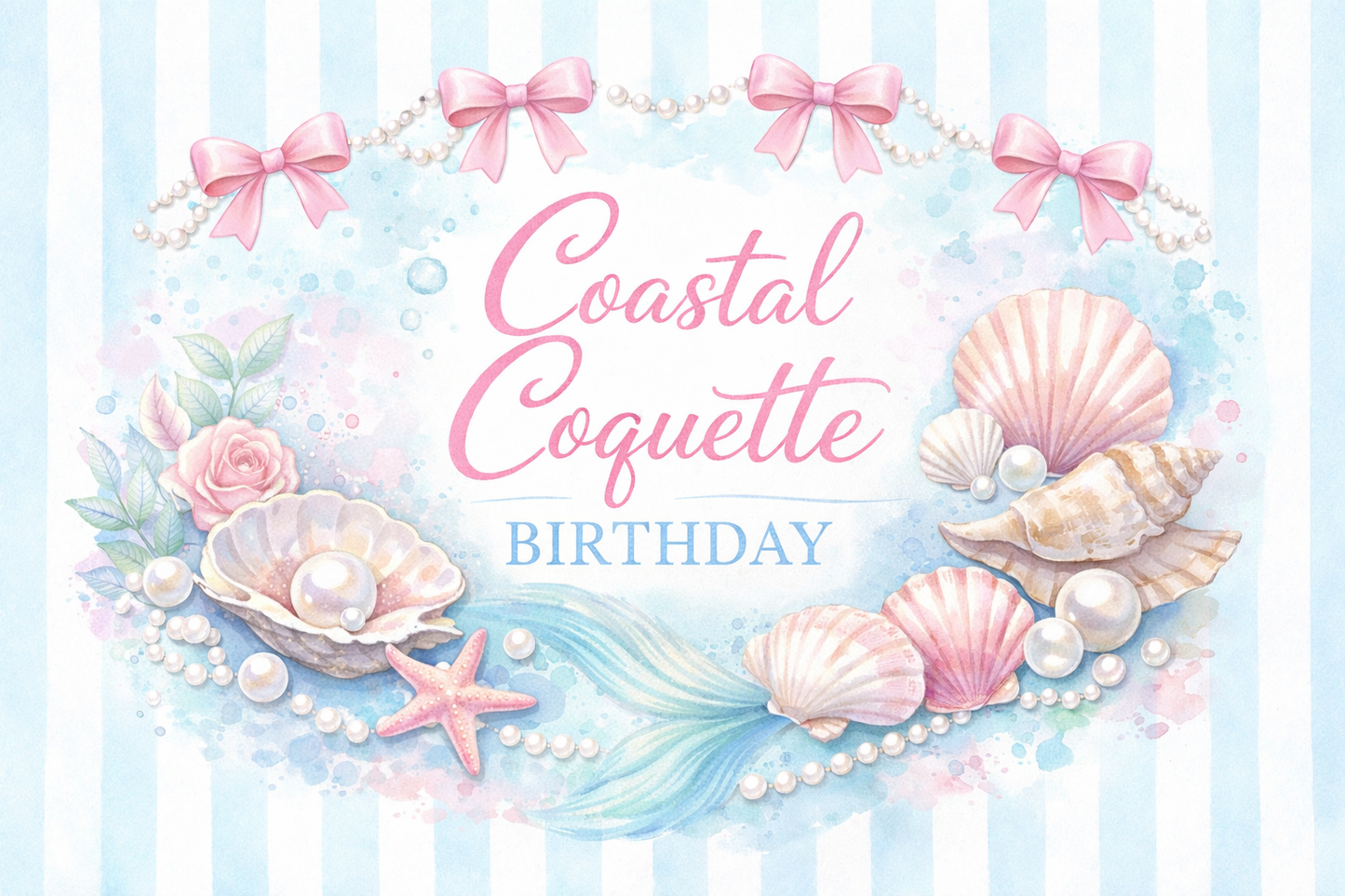 Coastal Coquette Birthday Party