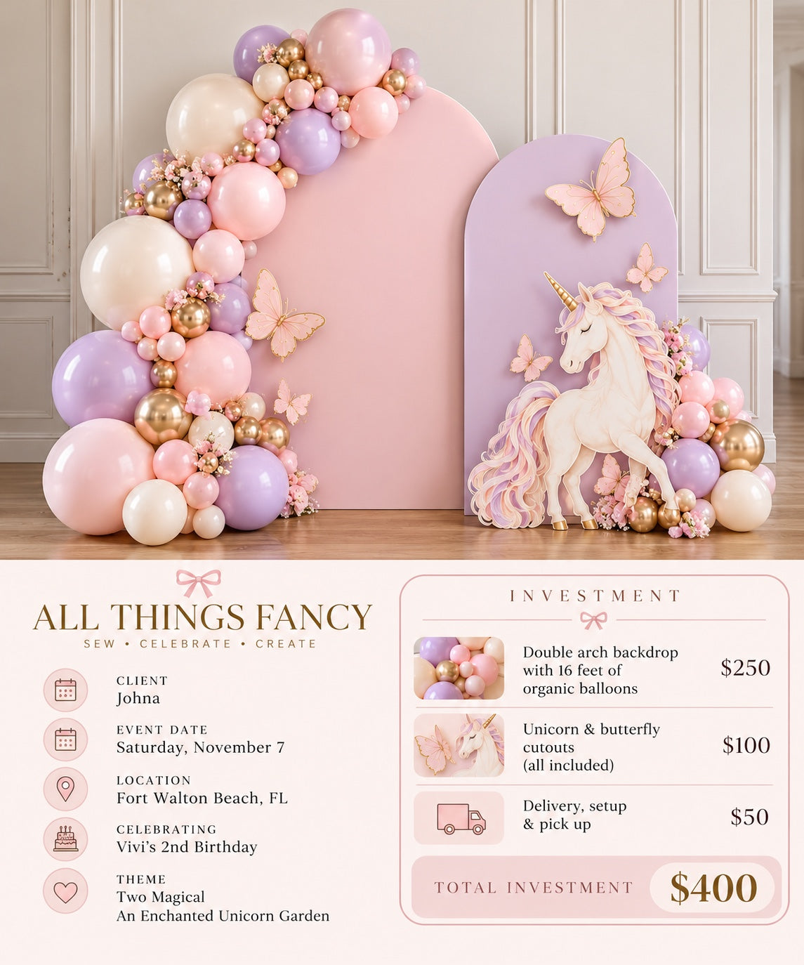Two Magical Custom Balloons