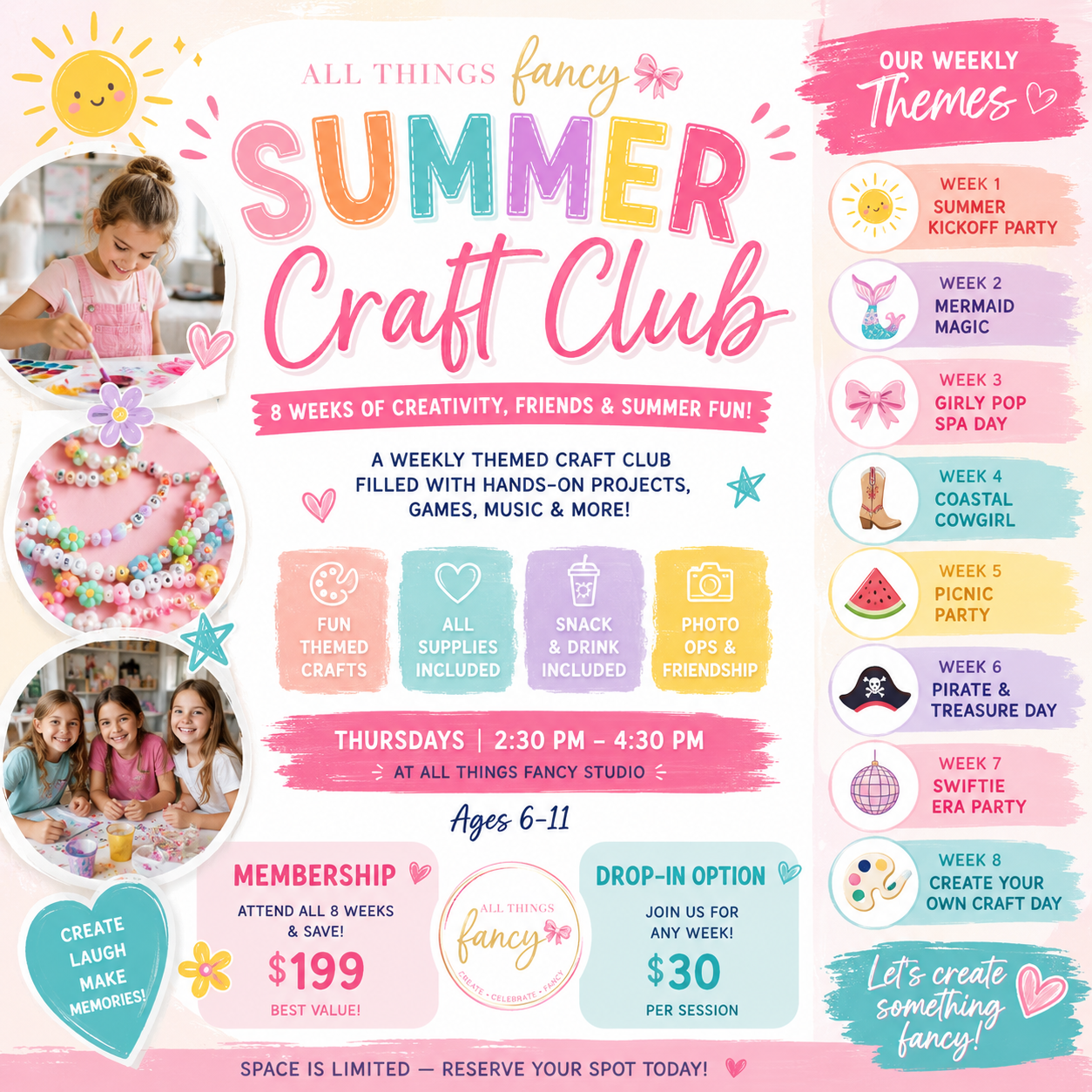 Summer Craft Club | 8 Week Kids Creative Club