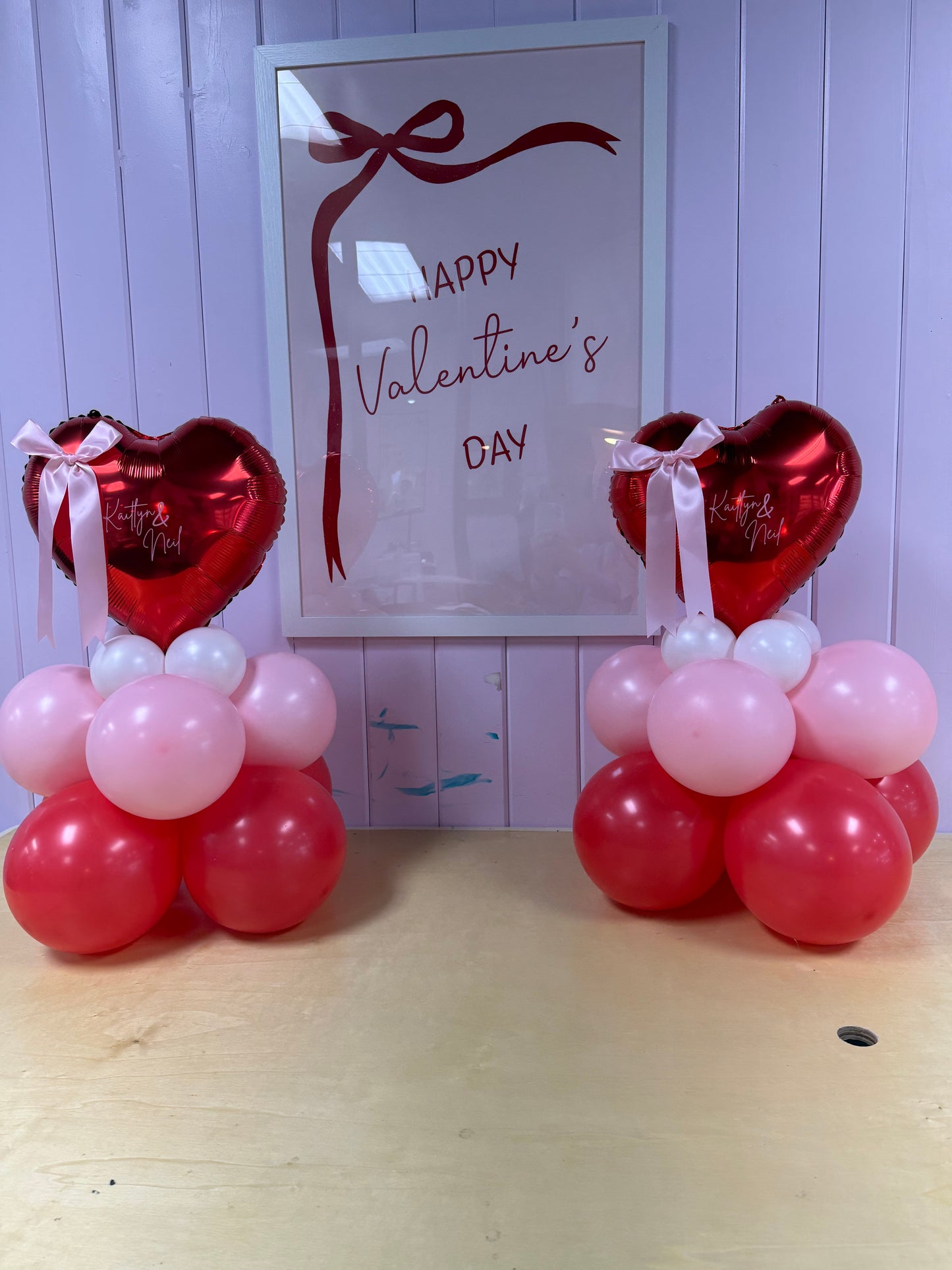 Valentines Mini Balloon Stack