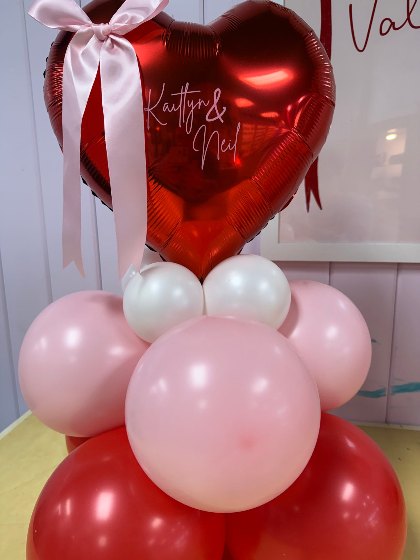 Valentines Mini Balloon Stack