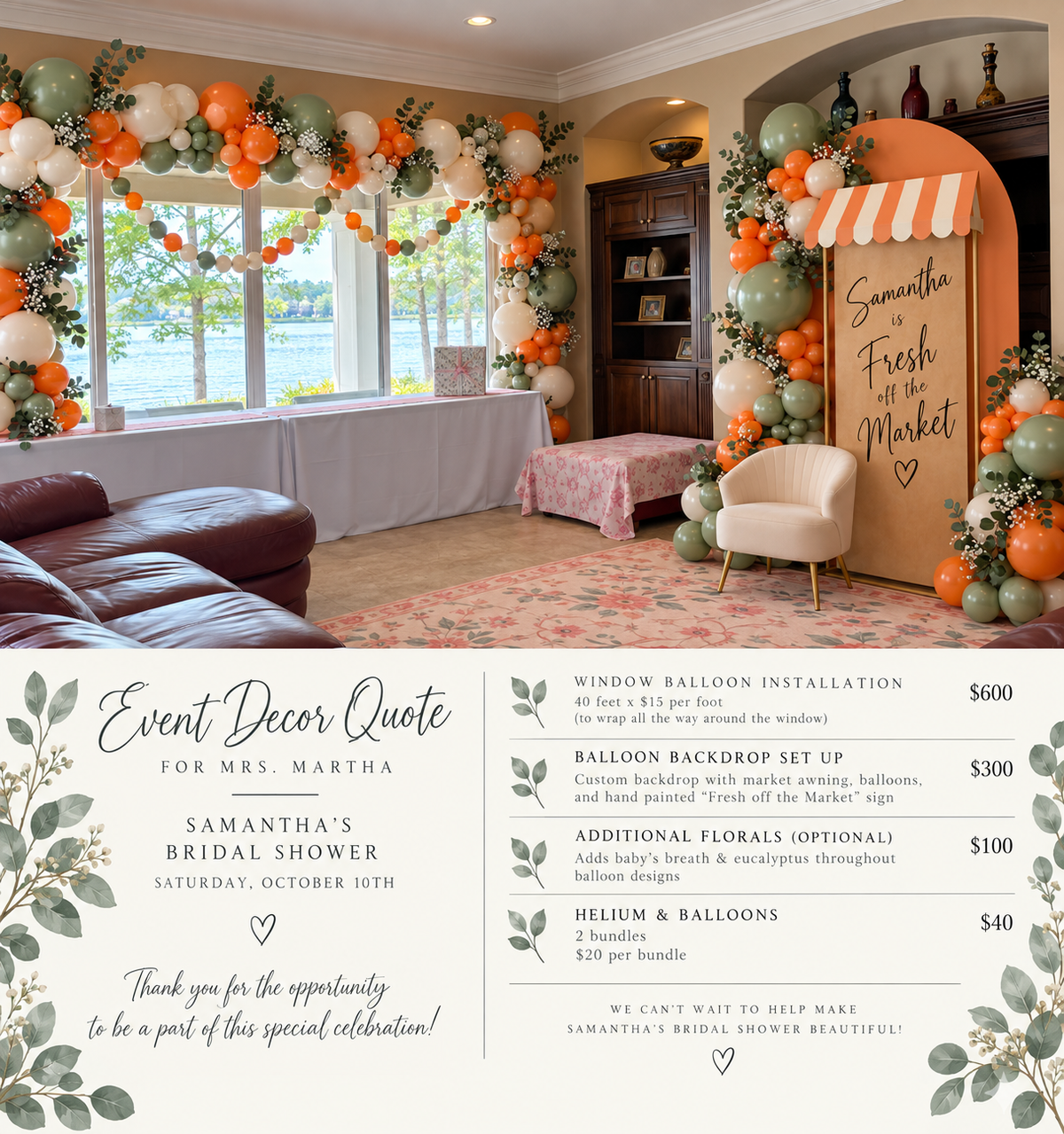 Samantha’s bridal shower