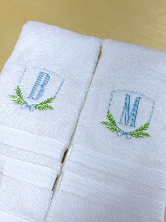 Monogrammed Hand Towels