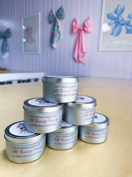 All Things Fancy Signature Candle – Exclusive Scent by Salty Scents