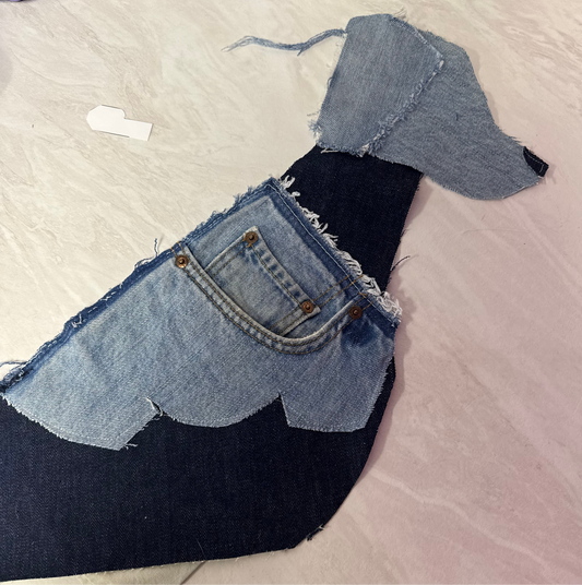 Patchwork Dog T shirt