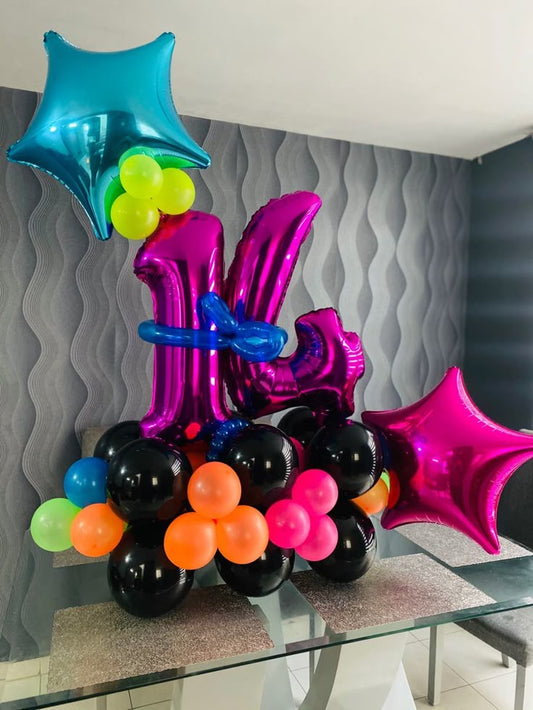 14th birthday neon