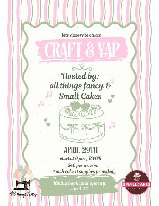 Spring Floral Cake Decorating Class