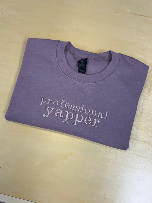 Professional Yapper Crewneck – Pre-Order Adult