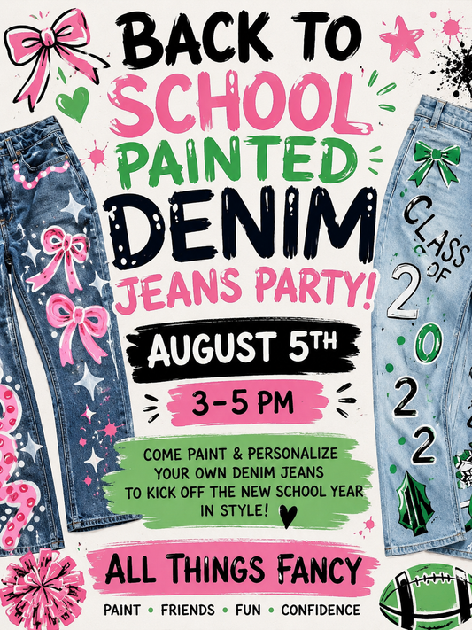 Jeans painting party
