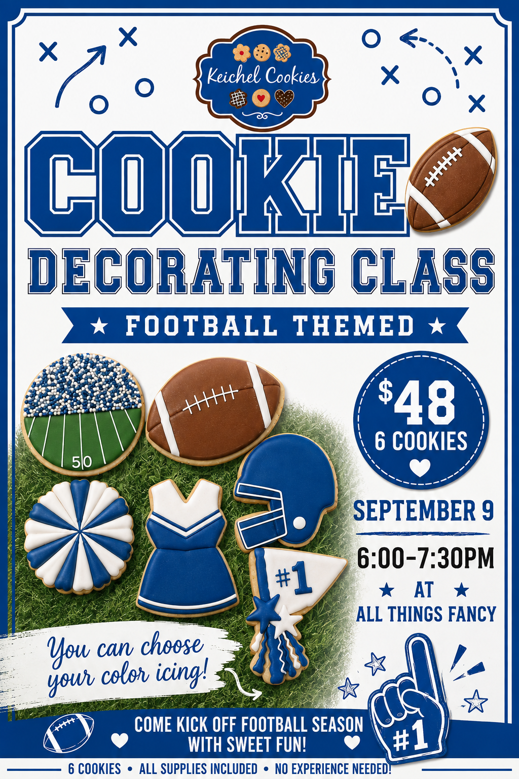 Keichel cookies football theme