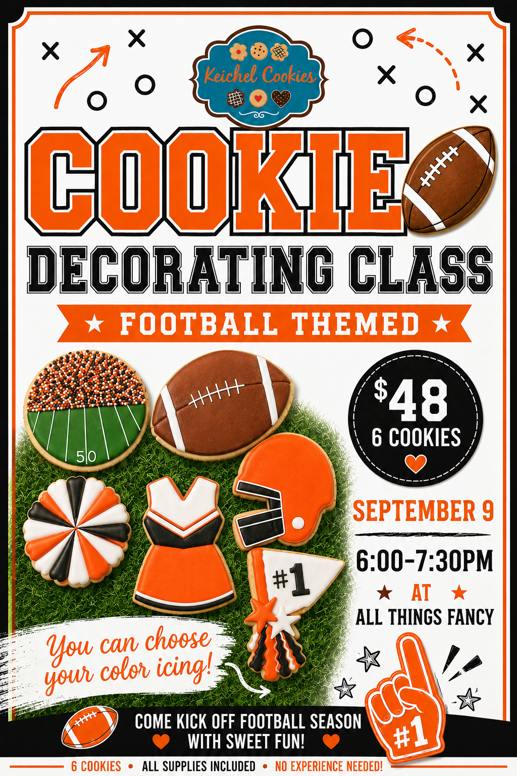 Keichel cookies football theme
