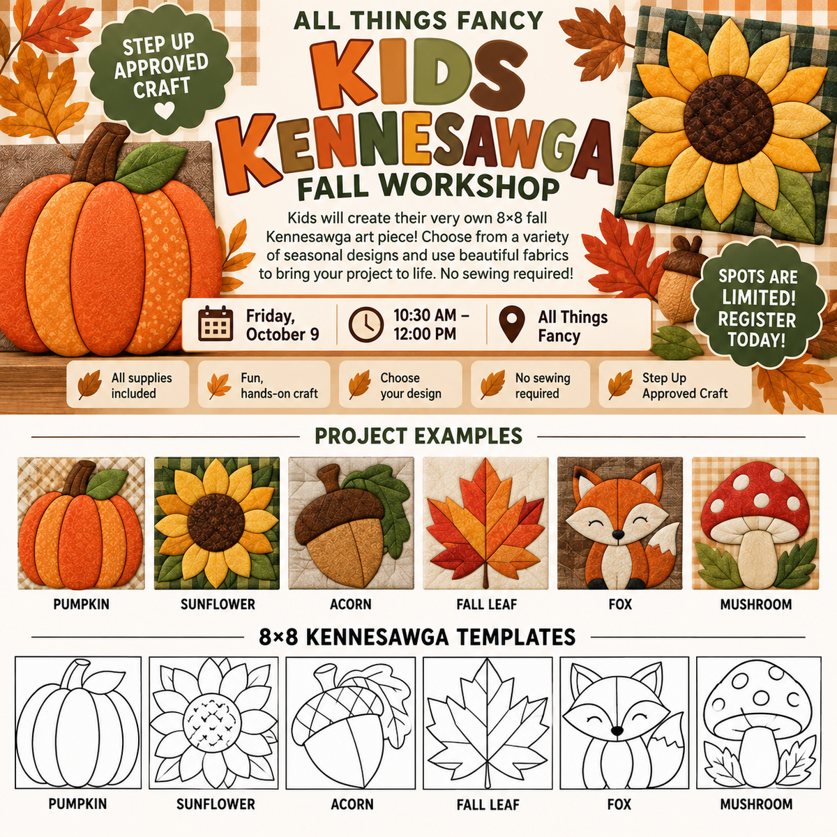 Kids Kinusaiga Fabric Art Workshop