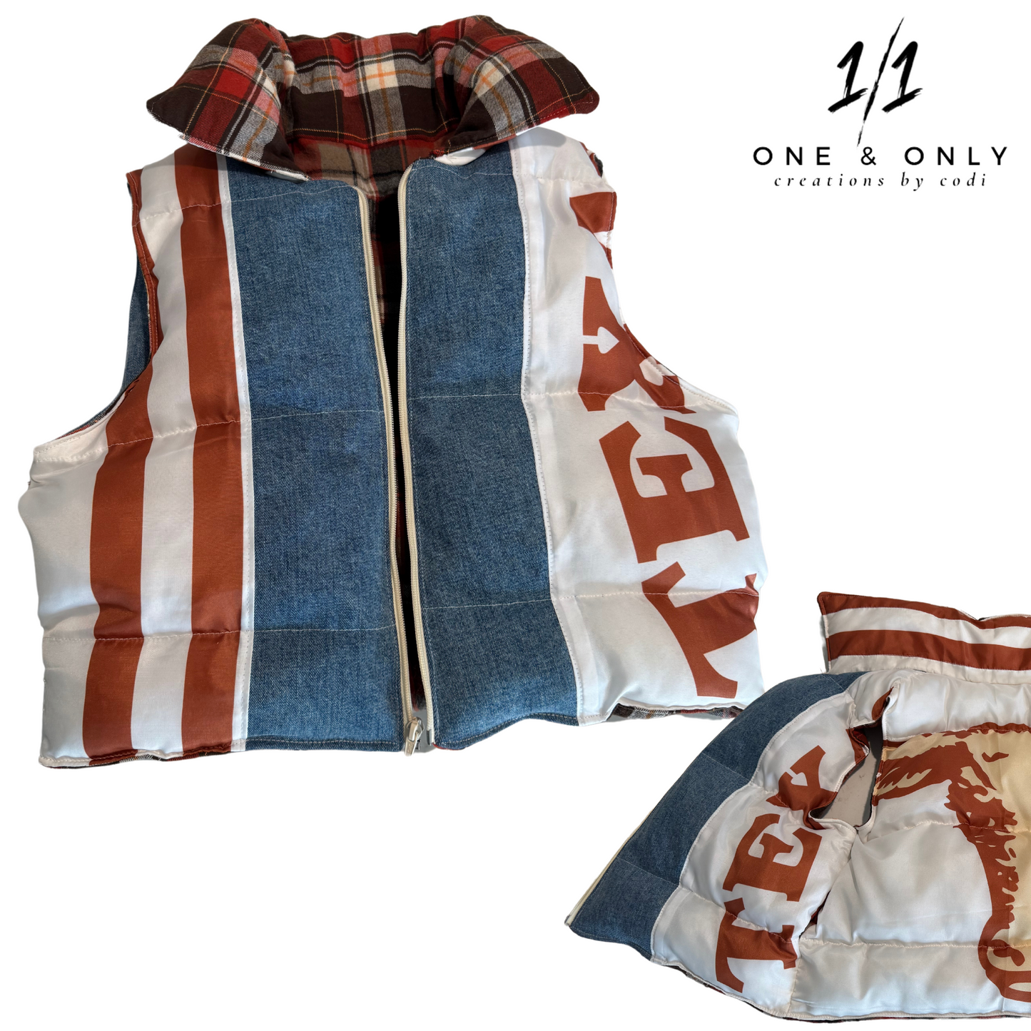 Custom Made-to-Order Puffer Vest – Rework Your Own Pieces